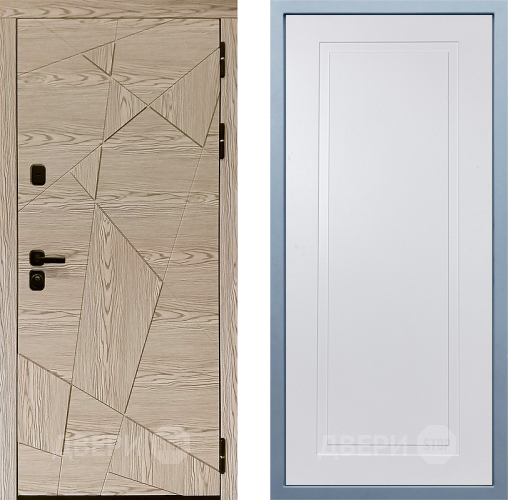 Входная металлическая Дверь Дива МД-97/1 Н-10 Белый в Лыткарино