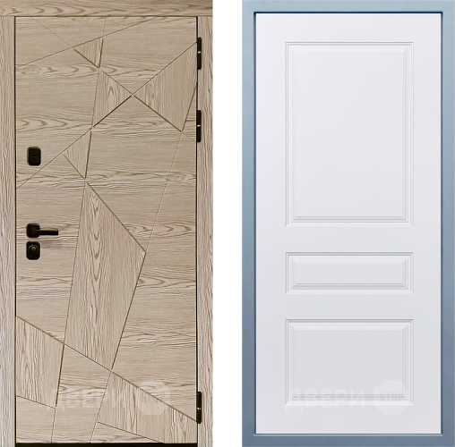 Входная металлическая Дверь Дива МД-97/1 Д-13 Белый в Лыткарино