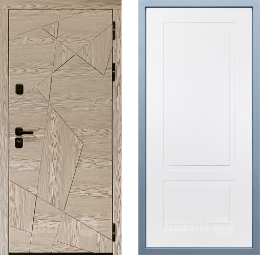 Входная металлическая Дверь Дива МД-97/1 Н-7 Белый в Лыткарино