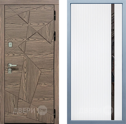 Входная металлическая Дверь Дива МД-97/2 МХ-46 Белый матовый в Лыткарино