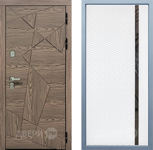 Входная металлическая Дверь Дива МД-97/2 МХ-47 Белый матовый в Лыткарино