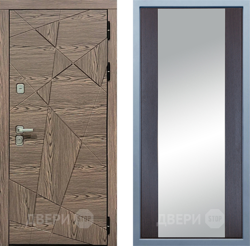 Входная металлическая Дверь Дива МД-97/2 Д-15 Зеркало Венге в Лыткарино