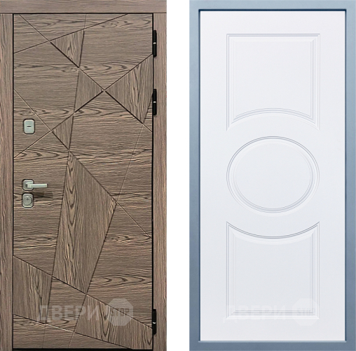 Входная металлическая Дверь Дива МД-97/2 Д-8 Белый в Лыткарино