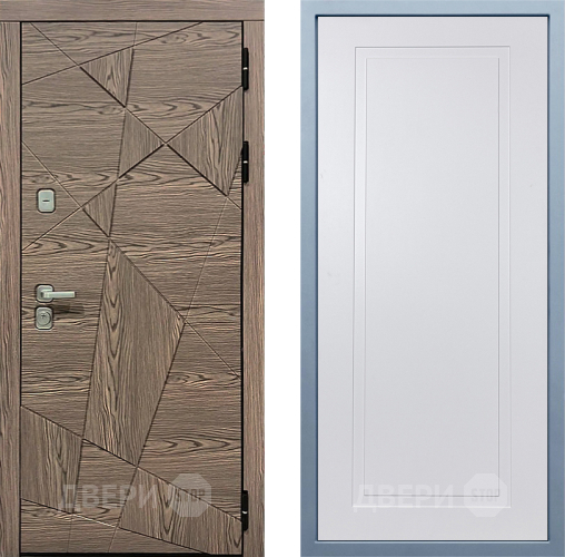 Входная металлическая Дверь Дива МД-97/2 Н-10 Белый в Лыткарино