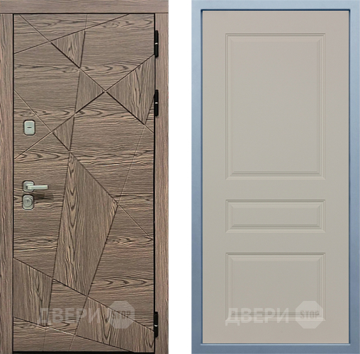 Входная металлическая Дверь Дива МД-97/2 Д-13 Шампань в Лыткарино