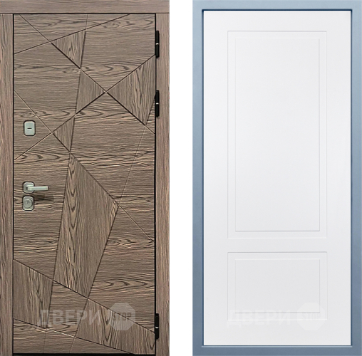 Входная металлическая Дверь Дива МД-97/2 Н-7 Белый в Лыткарино