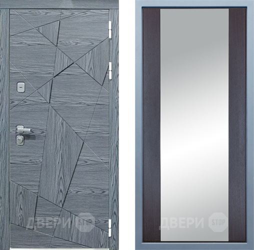 Входная металлическая Дверь Дива МД-97/3 Д-15 Зеркало Венге в Лыткарино