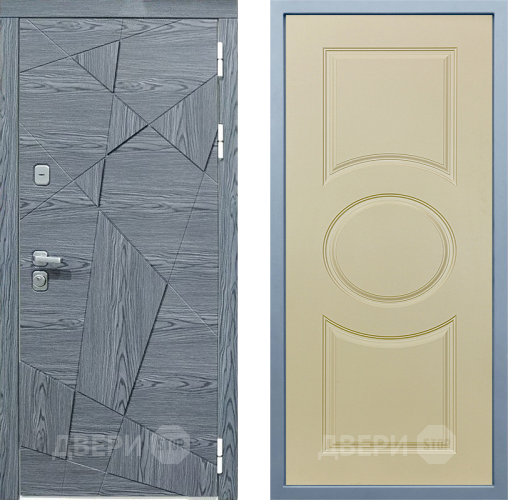 Входная металлическая Дверь Дива МД-97/3 Д-8 Шампань в Лыткарино