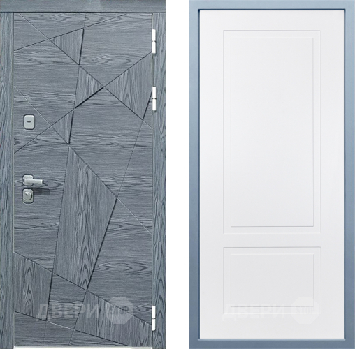 Входная металлическая Дверь Дива МД-97/3 Н-7 Белый в Лыткарино