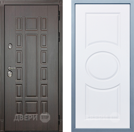 Входная металлическая Дверь Дива МД-38 Д-8 Белый в Лыткарино