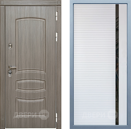 Входная металлическая Дверь Дива МД-42 МХ-45 Белый матовый в Лыткарино