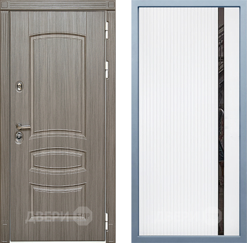 Входная металлическая Дверь Дива МД-42 МХ-46 Белый матовый в Лыткарино