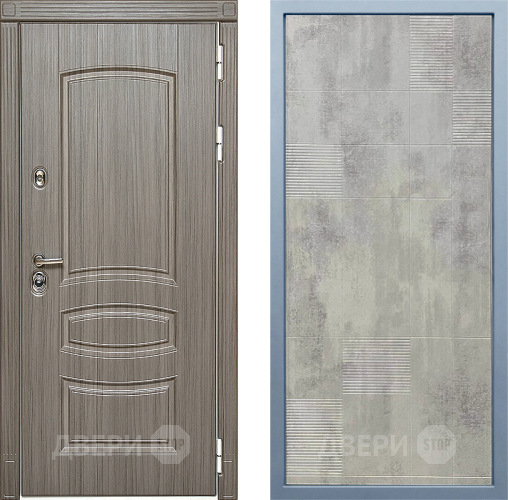 Входная металлическая Дверь Дива МД-42 Д-4 Бетон темный в Лыткарино
