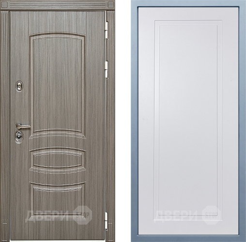 Входная металлическая Дверь Дива МД-42 Н-10 Белый в Лыткарино