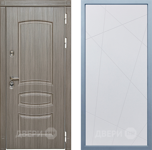 Входная металлическая Дверь Дива МД-42 Д-11 Белый в Лыткарино