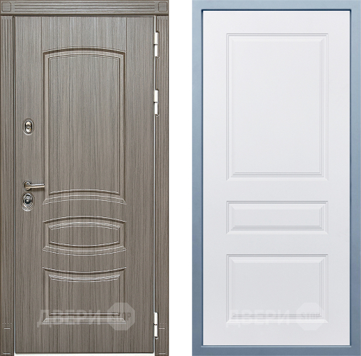 Входная металлическая Дверь Дива МД-42 Д-13 Белый в Лыткарино