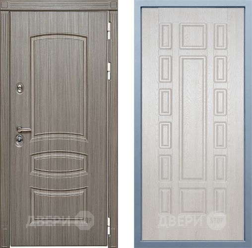 Входная металлическая Дверь Дива МД-42 М-2 Дуб филадельфия крем в Лыткарино
