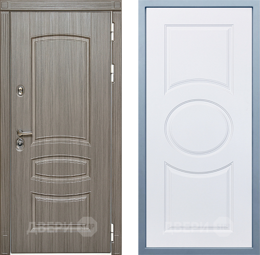 Входная металлическая Дверь Дива МД-42 М-30 Белый в Лыткарино