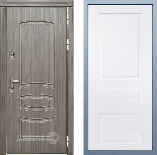 Входная металлическая Дверь Дива МД-42 Н-13 Белый в Лыткарино