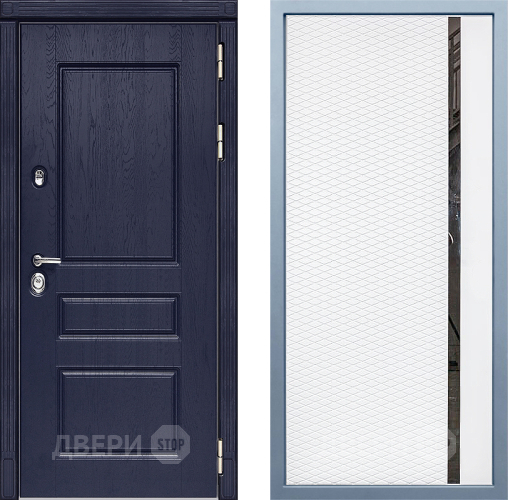 Входная металлическая Дверь Дива МД-45 МХ-47 Белый матовый в Лыткарино