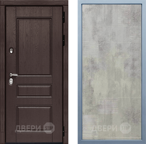 Дверь Дива МД-90 Д-4 Бетон темный в Лыткарино