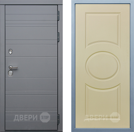 Входная металлическая Дверь Дива МД-39 Д-8 Шампань в Лыткарино