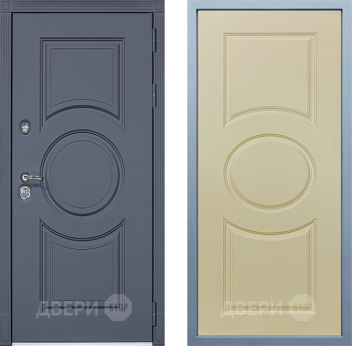 Входная металлическая Дверь Дива МХ-30 STR Д-8 Шампань в Лыткарино