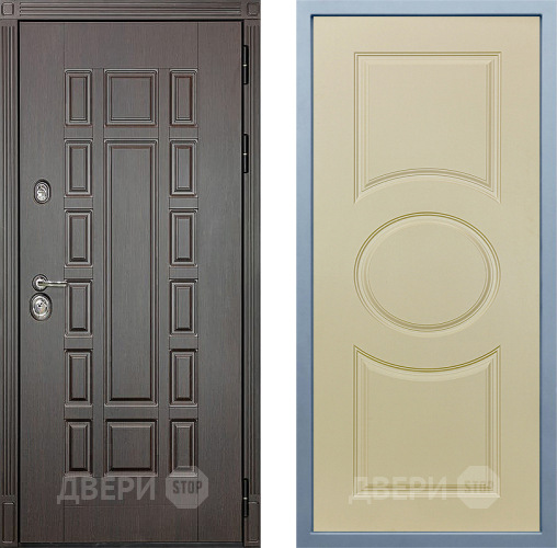 Входная металлическая Дверь Дива МХ-53 STR Д-8 Шампань в Лыткарино