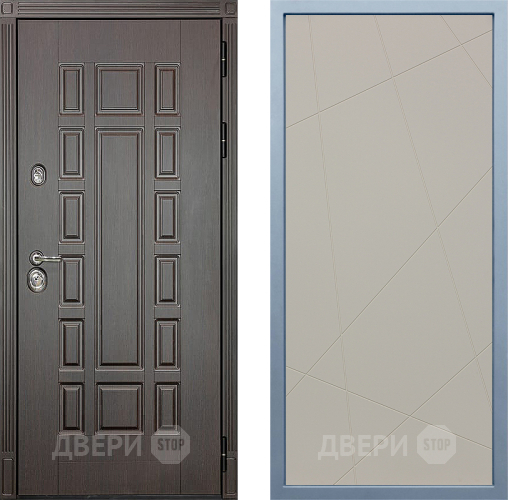 Входная металлическая Дверь Дива МХ-53 STR Д-11 Шампань в Лыткарино