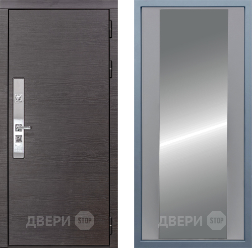 Входная металлическая Дверь Дива МХ-39 STR Д-15 Зеркало Силк Маус в Лыткарино