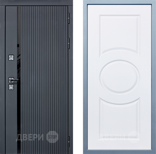 Входная металлическая Дверь Дива МХ-46 STR Д-8 Белый в Лыткарино