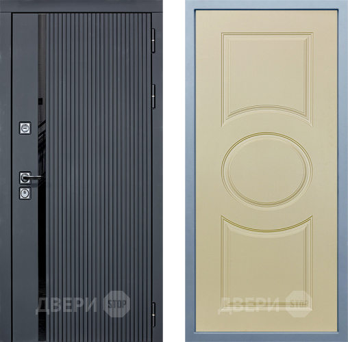 Входная металлическая Дверь Дива МХ-46 STR Д-8 Шампань в Лыткарино