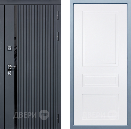 Входная металлическая Дверь Дива МХ-46 STR Н-13 Белый в Лыткарино