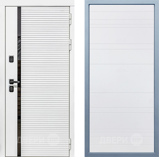 Входная металлическая Дверь Дива МХ-45 Белая STR Д-5 Белый в Лыткарино