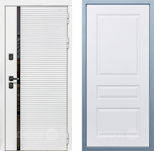 Входная металлическая Дверь Дива МХ-45 Белая STR Д-13 Белый в Лыткарино