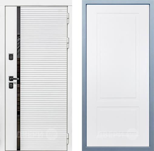 Входная металлическая Дверь Дива МХ-45 Белая STR Н-7 Белый в Лыткарино