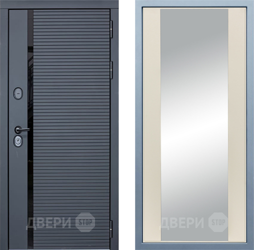 Входная металлическая Дверь Дива МХ-45 STR Д-15 Зеркало Шампань в Лыткарино