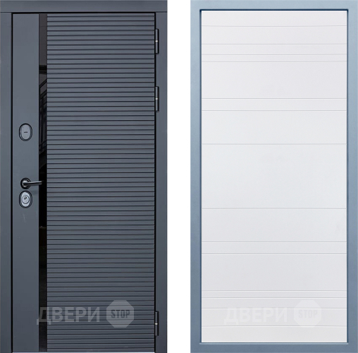 Входная металлическая Дверь Дива МХ-45 STR Д-5 Белый в Лыткарино