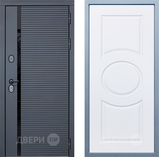 Входная металлическая Дверь Дива МХ-45 STR Д-8 Белый в Лыткарино