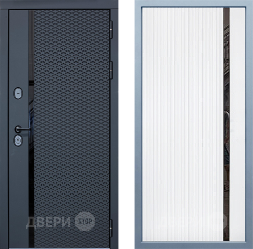 Входная металлическая Дверь Дива МХ-47 STR МХ-46 Белый матовый в Лыткарино