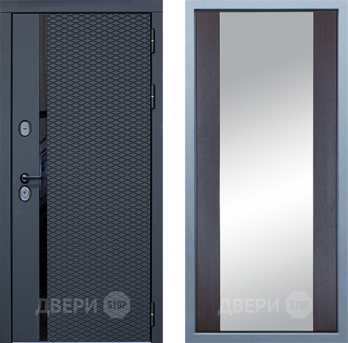 Входная металлическая Дверь Дива МХ-47 STR Д-15 Зеркало Венге в Лыткарино