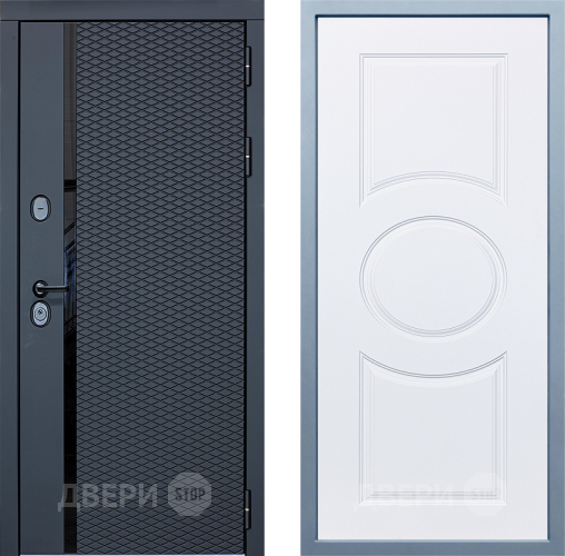 Входная металлическая Дверь Дива МХ-47 STR Д-8 Белый в Лыткарино