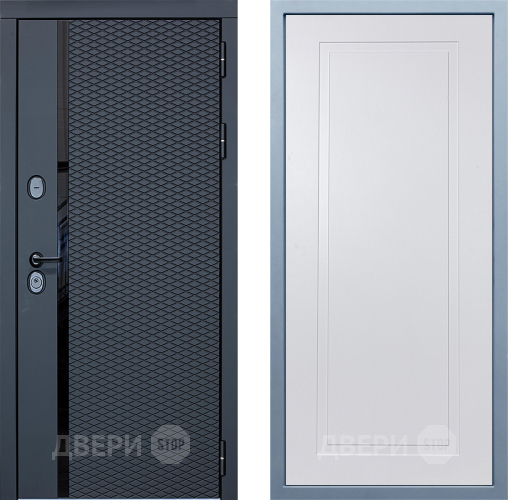 Входная металлическая Дверь Дива МХ-47 STR Н-10 Белый в Лыткарино