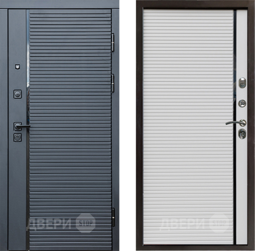 Входная металлическая Дверь Престиж Черная Линия Porte Белый в Лыткарино
