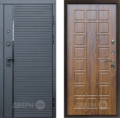 Входная металлическая Дверь Престиж Черная Линия Престиж Дуб в Лыткарино