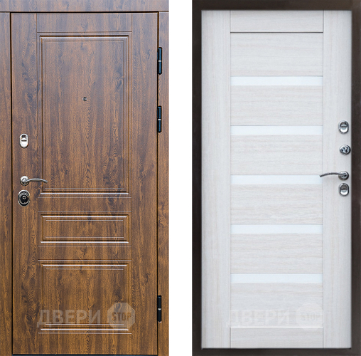 Дверь Престиж Классика Дуб Царга Лиственница белая в Лыткарино