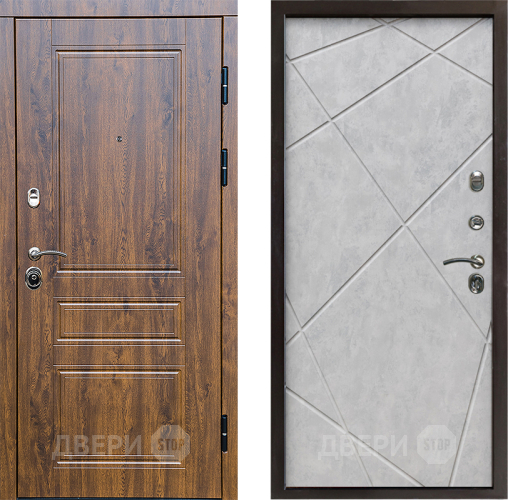 Дверь Престиж Классика Дуб Лучи Бетон светлый в Лыткарино