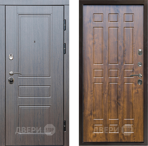 Входная металлическая Дверь Престиж Классика Венге Спарта Дуб в Лыткарино