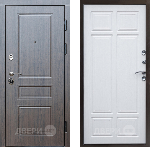 Входная металлическая Дверь Престиж Классика Венге Премиум Лиственница белая в Лыткарино