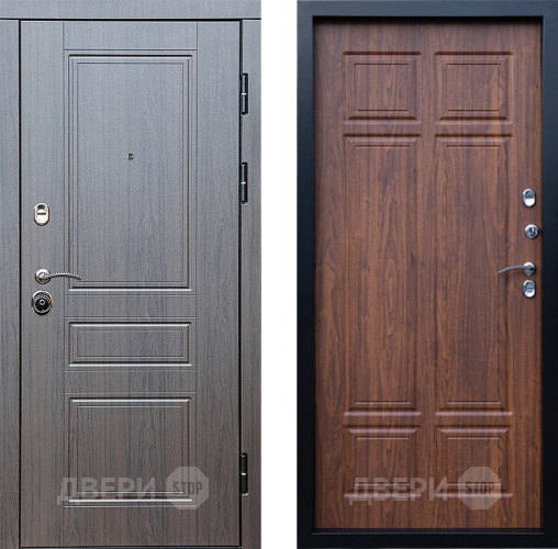 Входная металлическая Дверь Престиж Классика Венге Премиум Орех темный в Лыткарино
